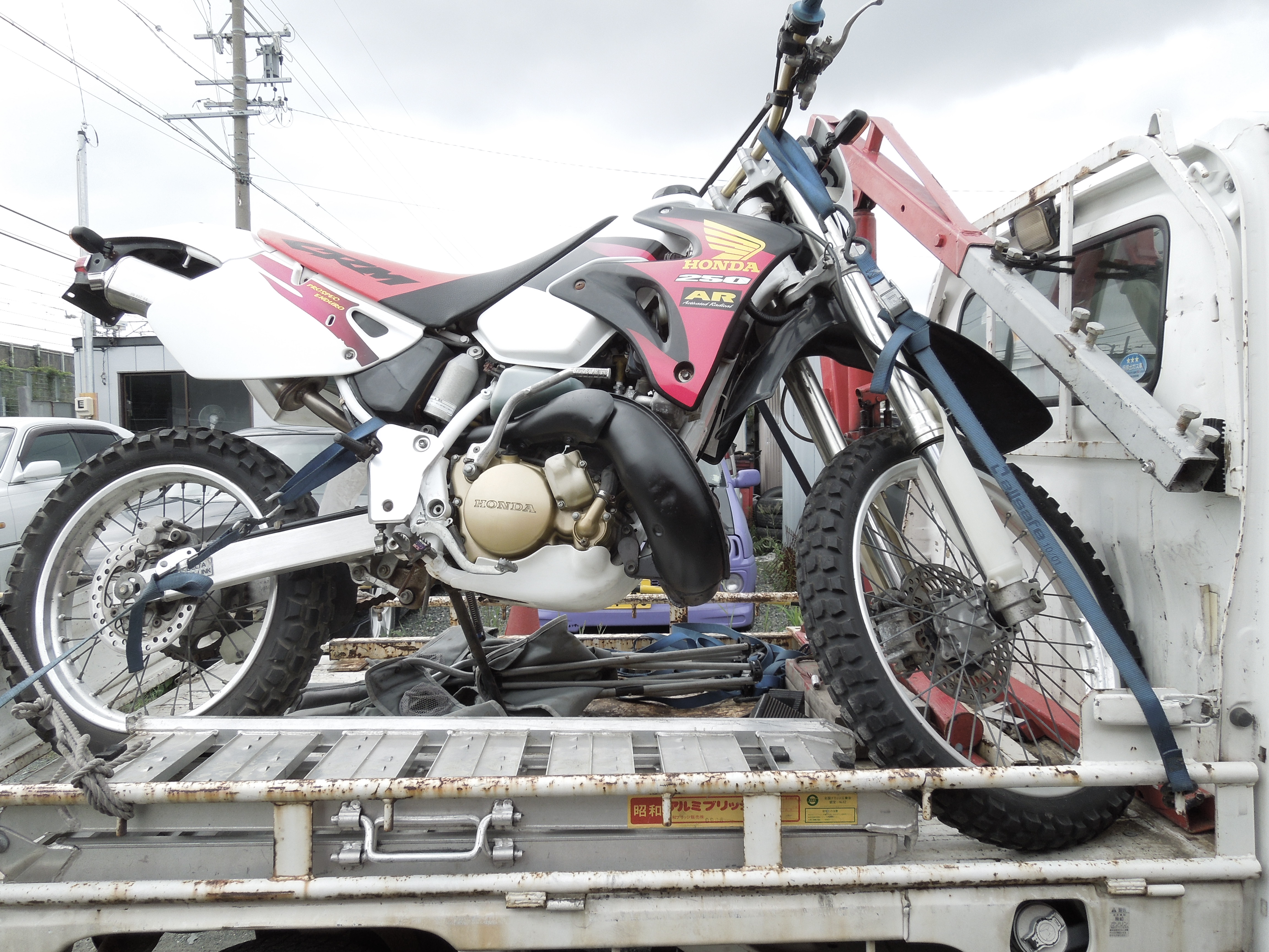 富士市で廃棄 不要バイクになったホンダｃｒｍを買取ました 富士 沼津 三島 回収 引き取りバイク買取 不可車は一切無料